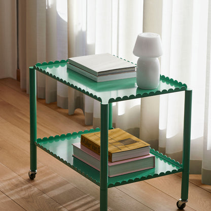 Arcs Trolley by HAY - Low / Jade Green