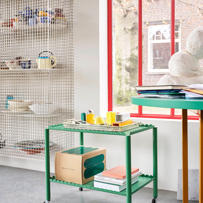 Arcs Trolley by HAY - Low / Jade Green