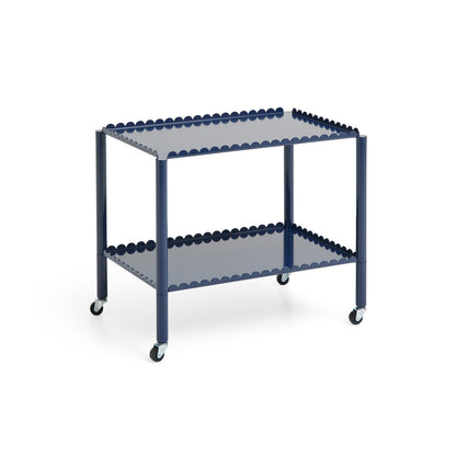 Arcs Trolley by HAY - Low / Steel Blue