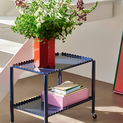 Arcs Trolley by HAY - Low / Steel Blue