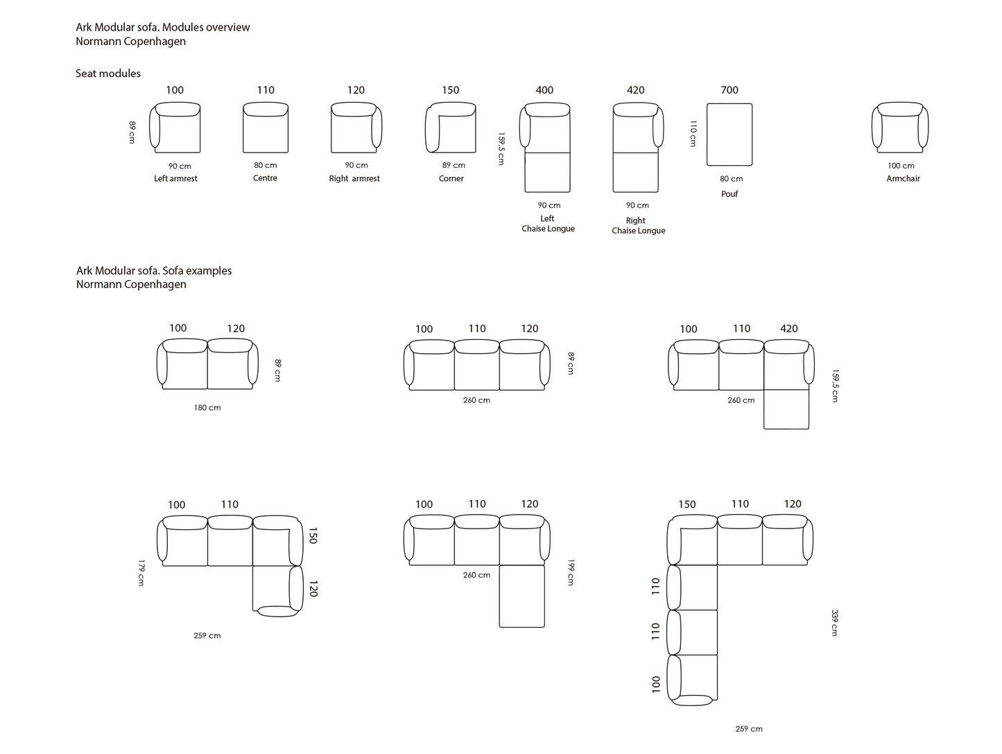 Normann Copenhagen Ark Modular Sofa Overview