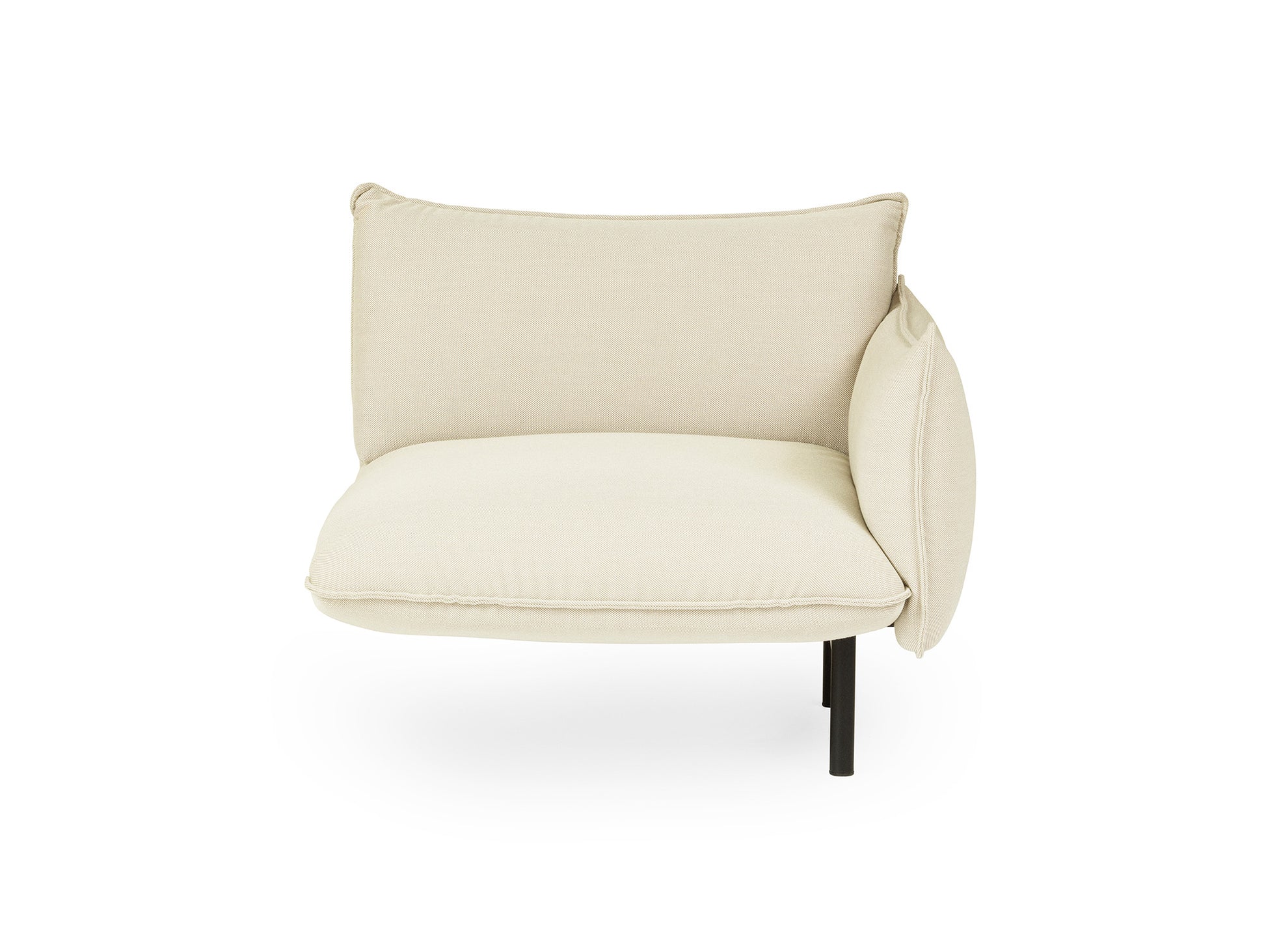 Ark Modular Sofa - Individual Modules by Normann Copenhagen / Right Armrest Module 120 (Sitting Left)