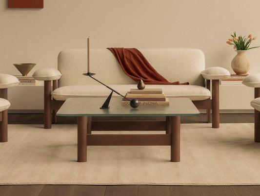 Brasilia Lounge Table by Audo Copenhagen - Dark Stained Oak