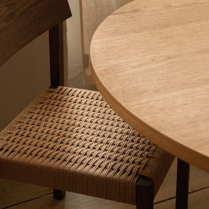 Puffin Round Dining Table (Solid Oak)