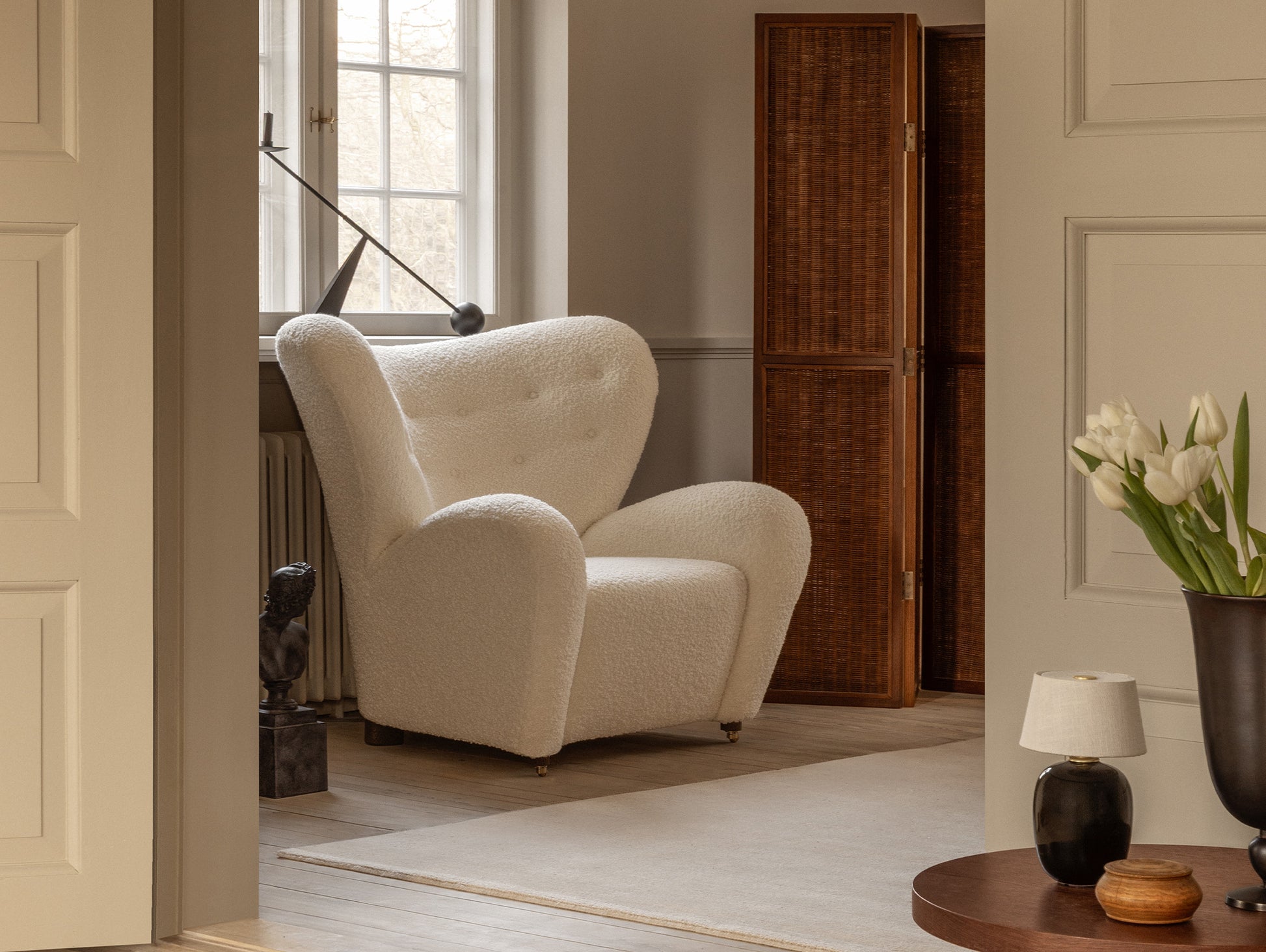 The Tired Man Lounge Chair by Audo Copenhagen - Baena 14