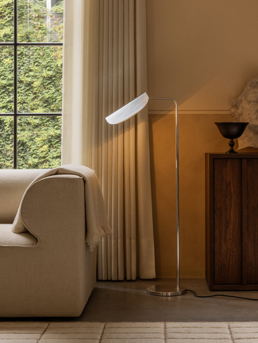 Wing Floor Lamp by Audo Copenhagen - Polished Aluminium