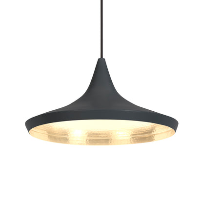 Beat Wide LED Pendant Light by Tom Dixon - Black