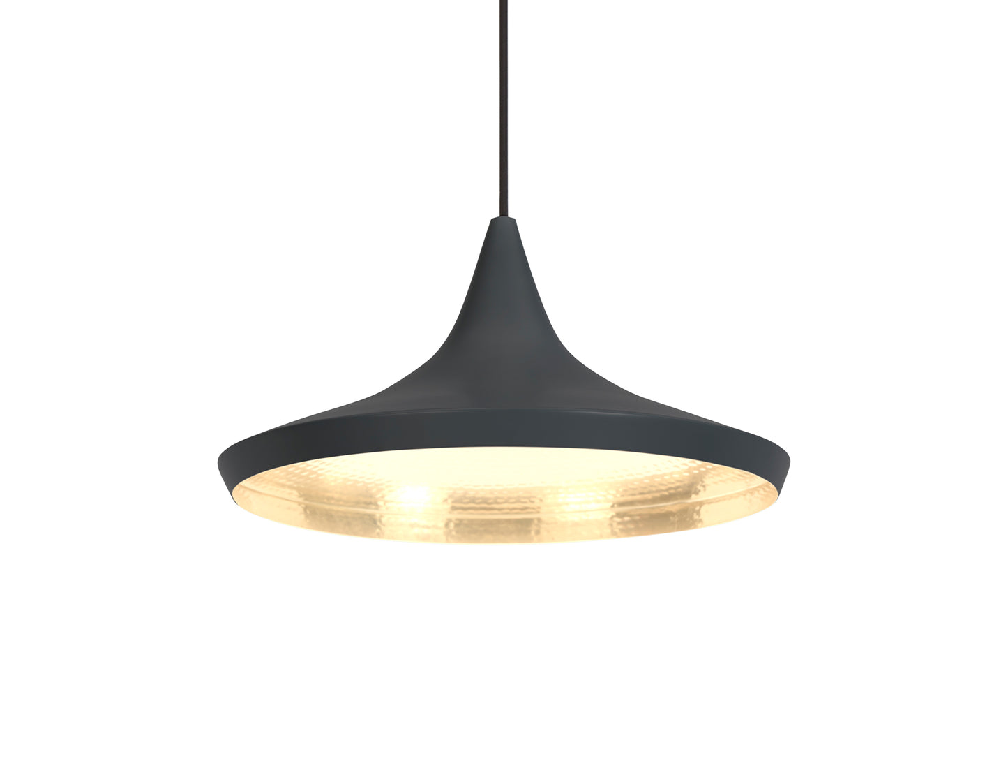 Beat Wide LED Pendant Light by Tom Dixon - Black