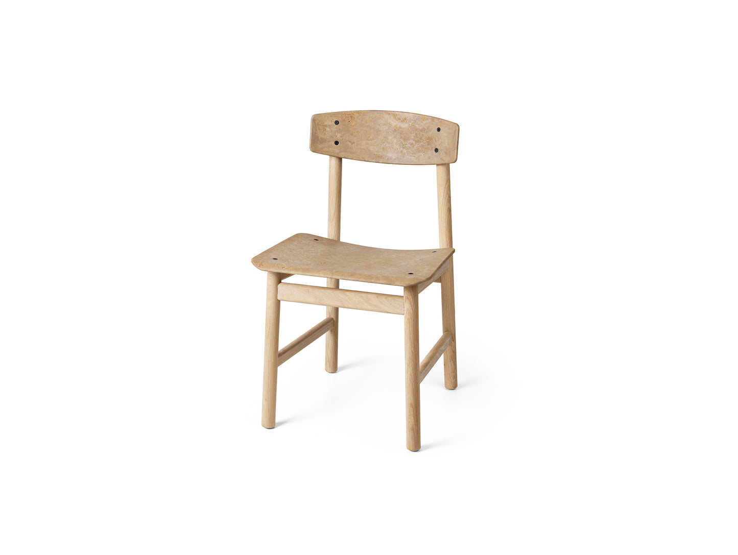 Conscious Chair 3162 by Mater - Soaped Oak / Coffee Waste Light