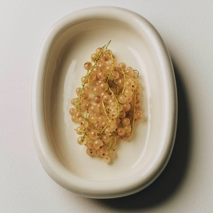 Barro Oval Dish by HAY - Off White