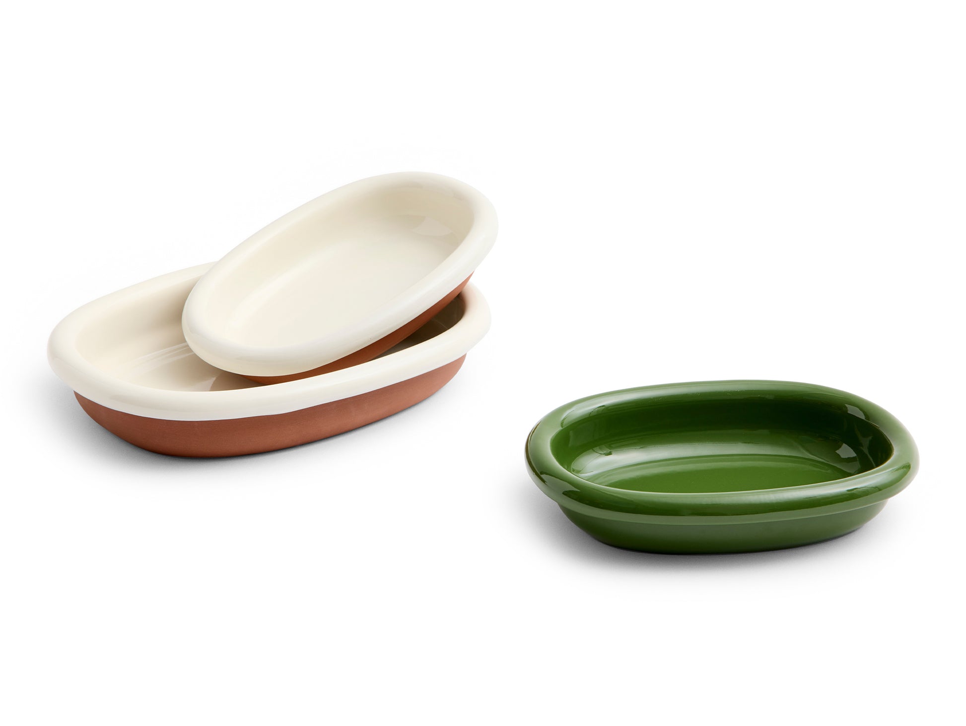 Barro Oval Dish by HAY  