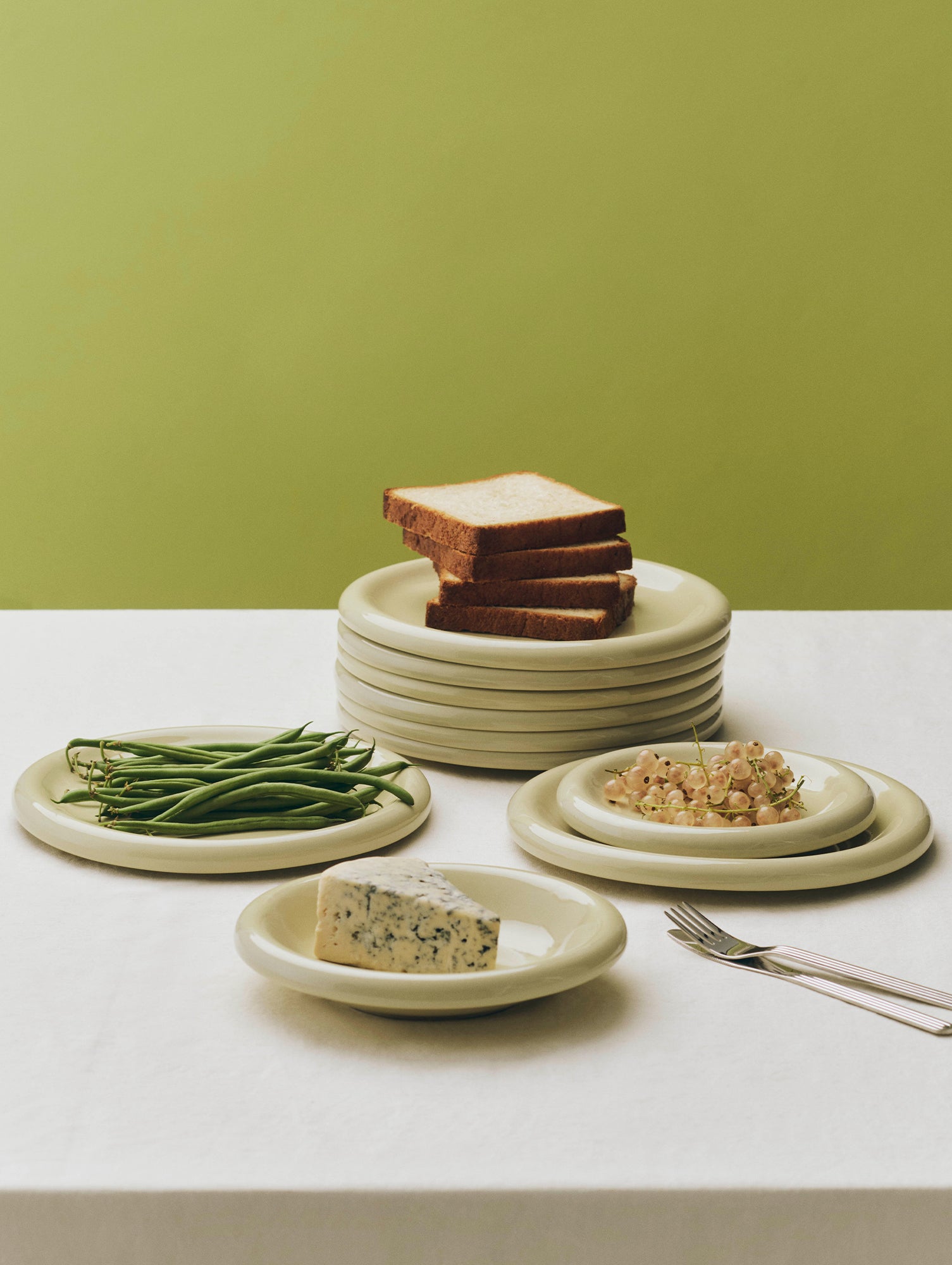 Barro Plate - Set of 2 by HAY - Pistachio