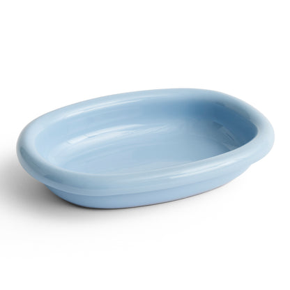 Barro Oval Dish by HAY - Small / Light Blue