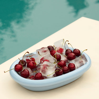 Barro Oval Dish by HAY - Small / Light Blue
