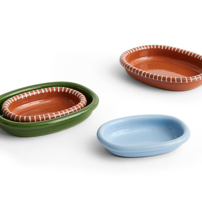 Barro Oval Dish by HAY 