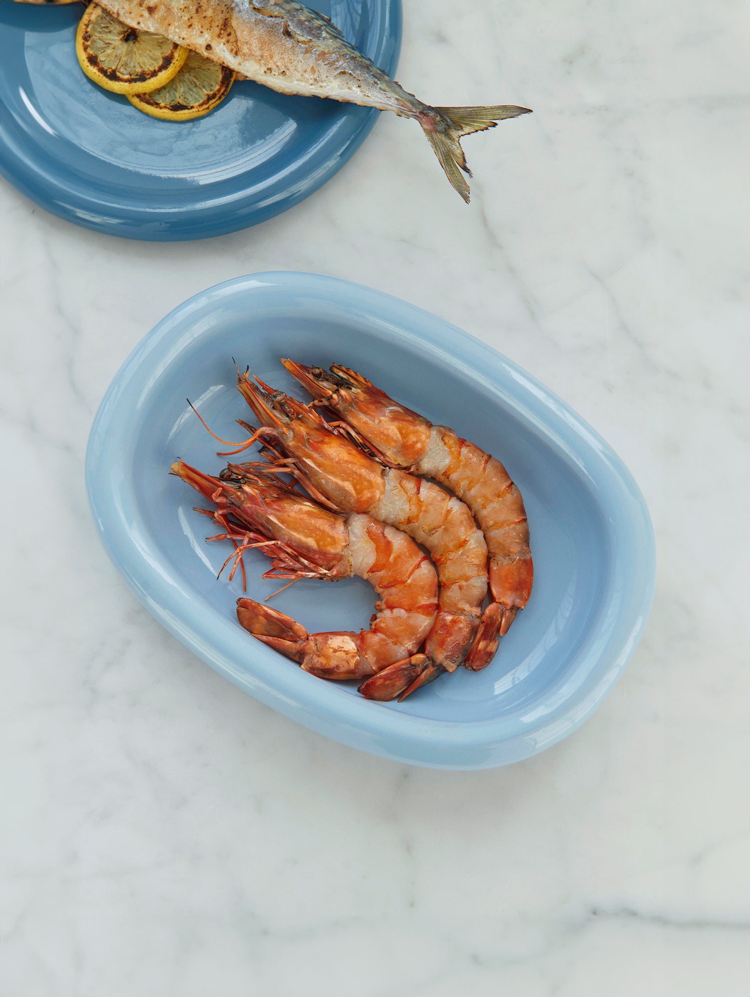 Barro Oval Dish by HAY - Small / Light Blue