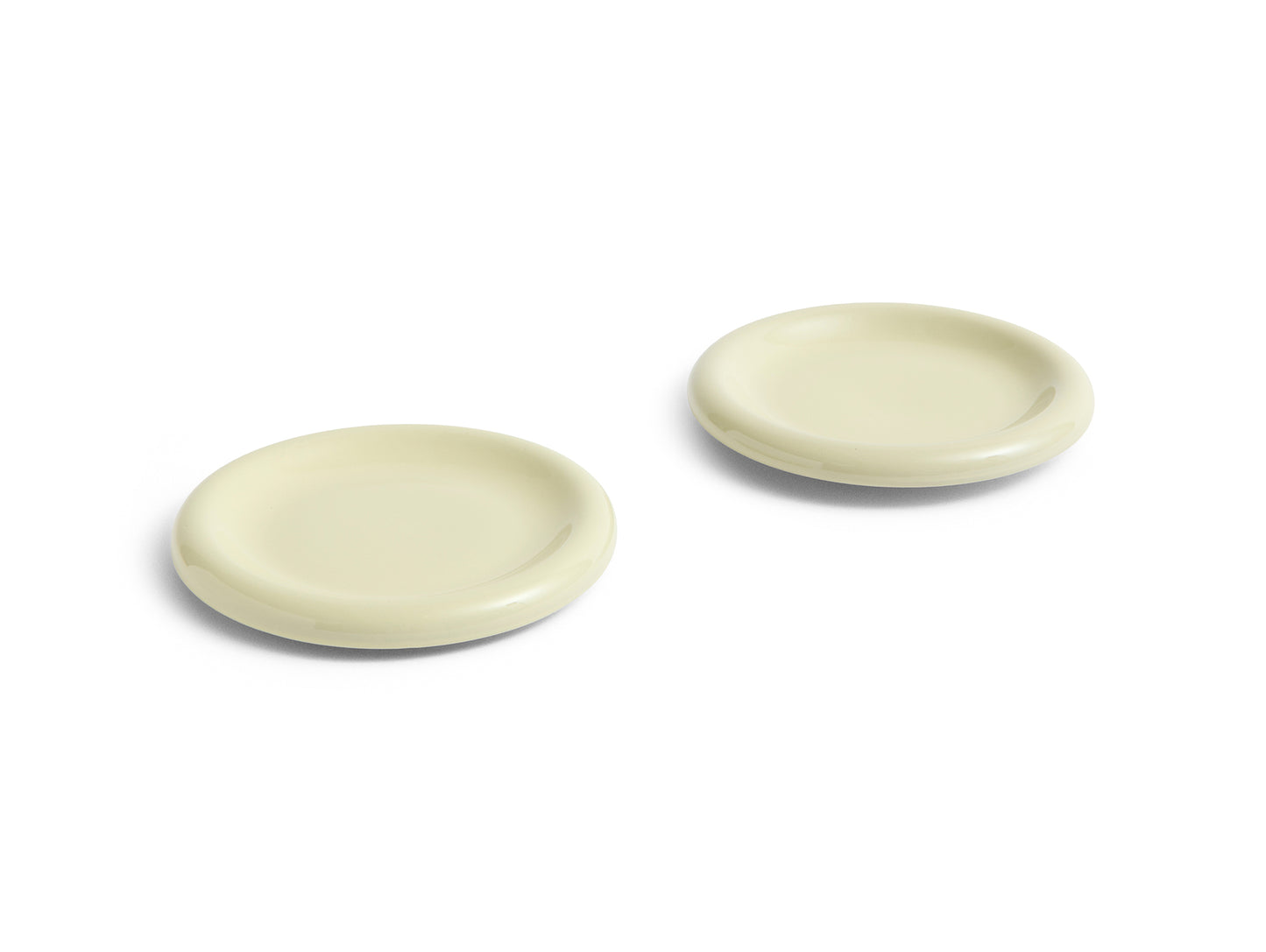 Barro Plate - Set of 2 by HAY - D 18 cm / Pistachio