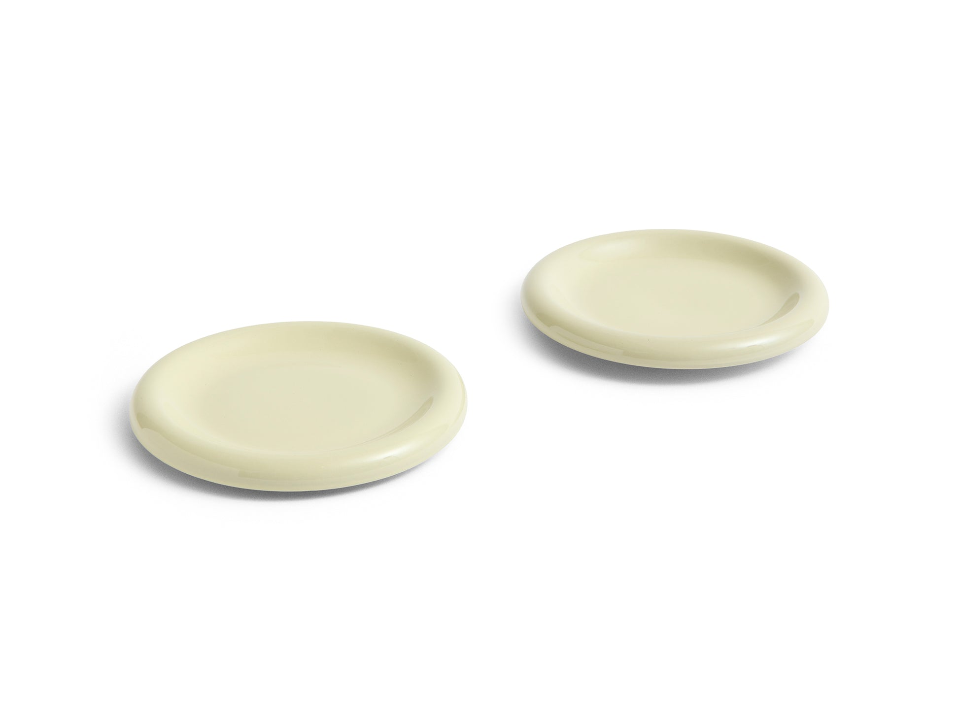Barro Plate - Set of 2 by HAY - D 18 cm / Pistachio