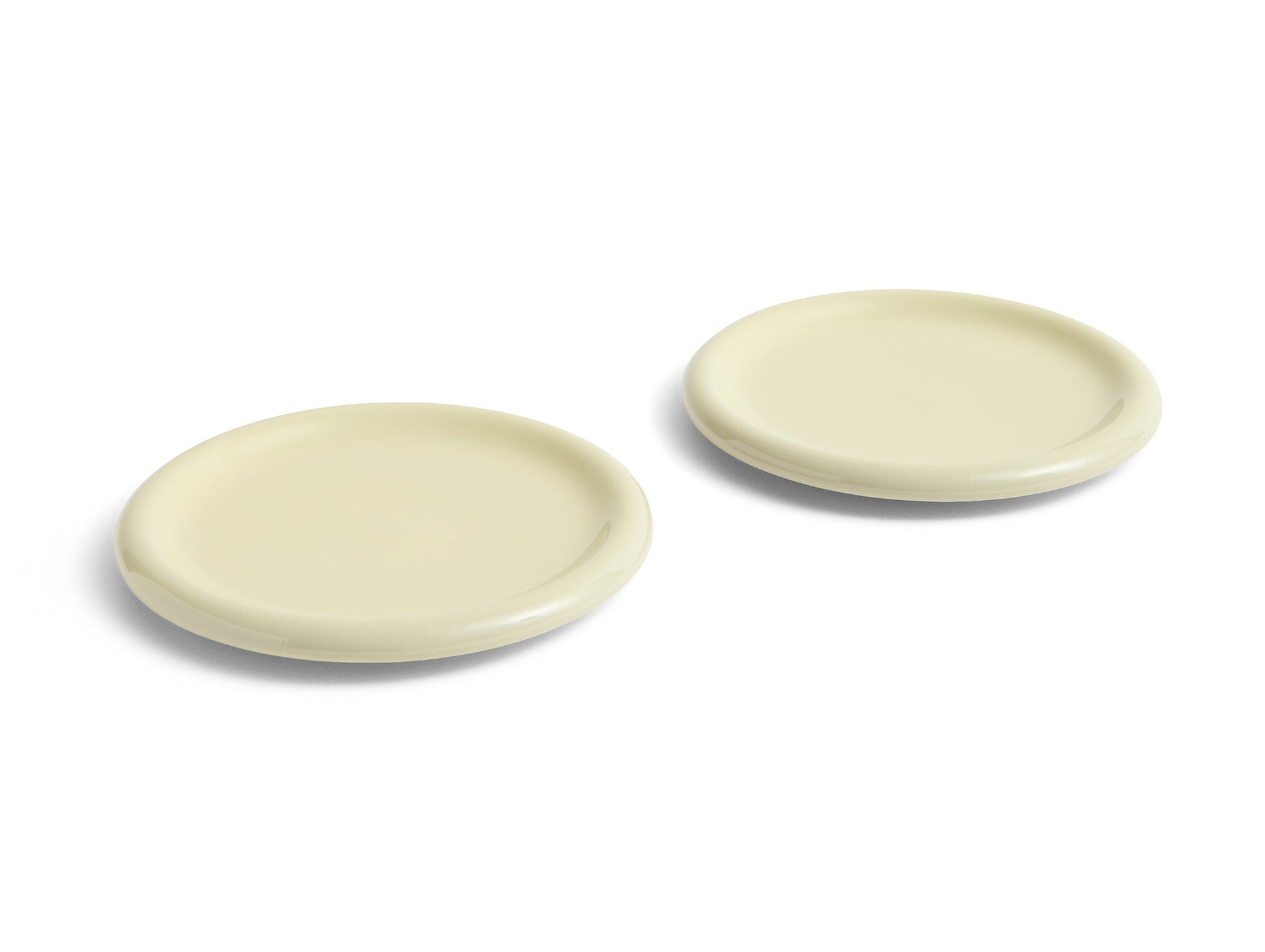 Barro Plate - Set of 2 by HAY - D 24 cm / Pistachio