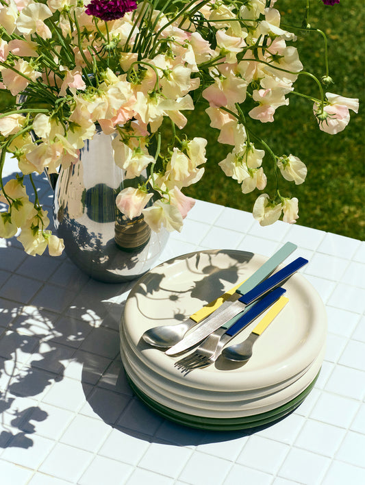 HAY Barro Off-White Plates - 18 cm 