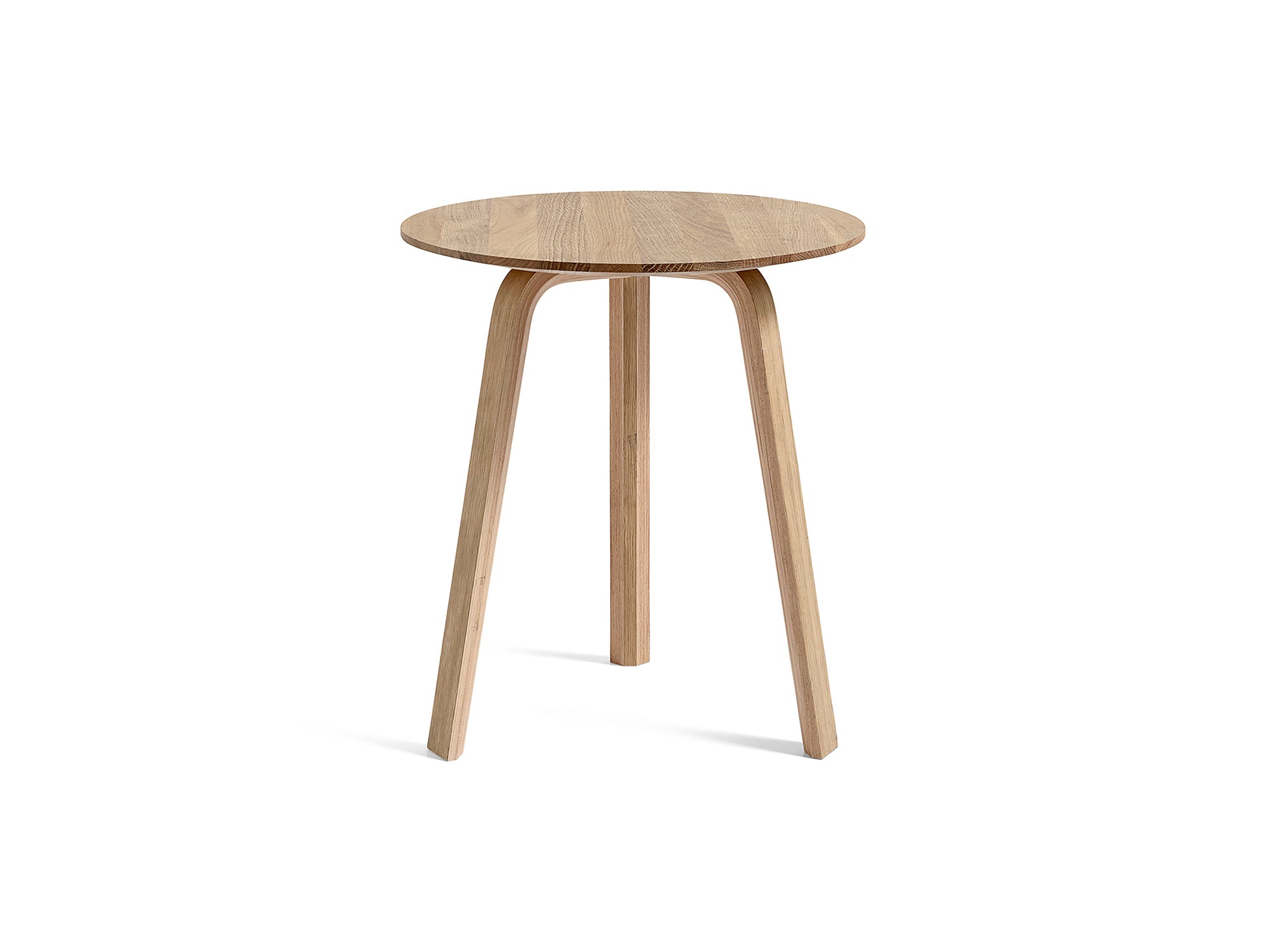 Bella Coffee Table by HAY - D45, H49 / Water-Based Lacquered Oak
