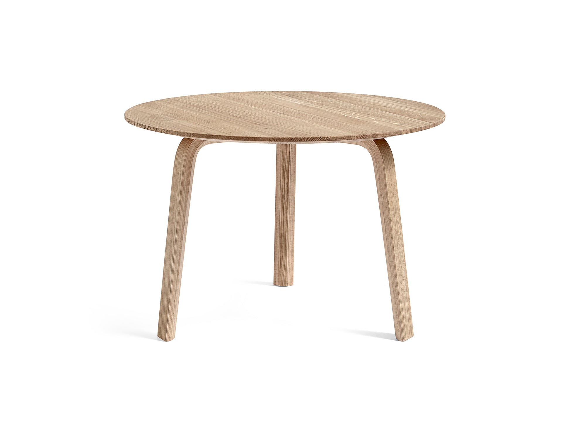 Bella Coffee Table by HAY - D60, H39 / Water-Based Lacquered Oak