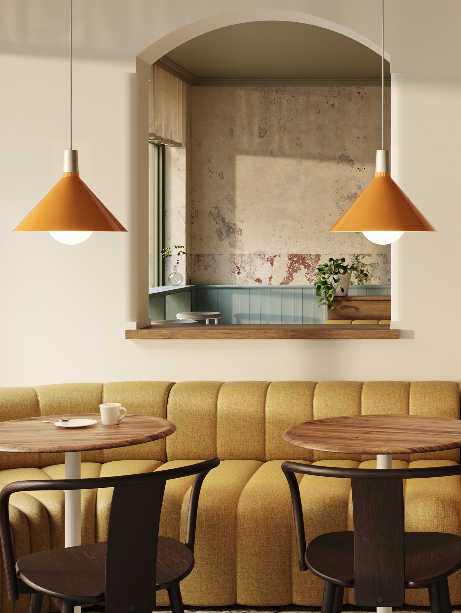 Bower Pendant Light by Tala - Medium / Yellow