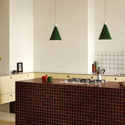 Bower Pendant Light by Tala - Small / Dark Green