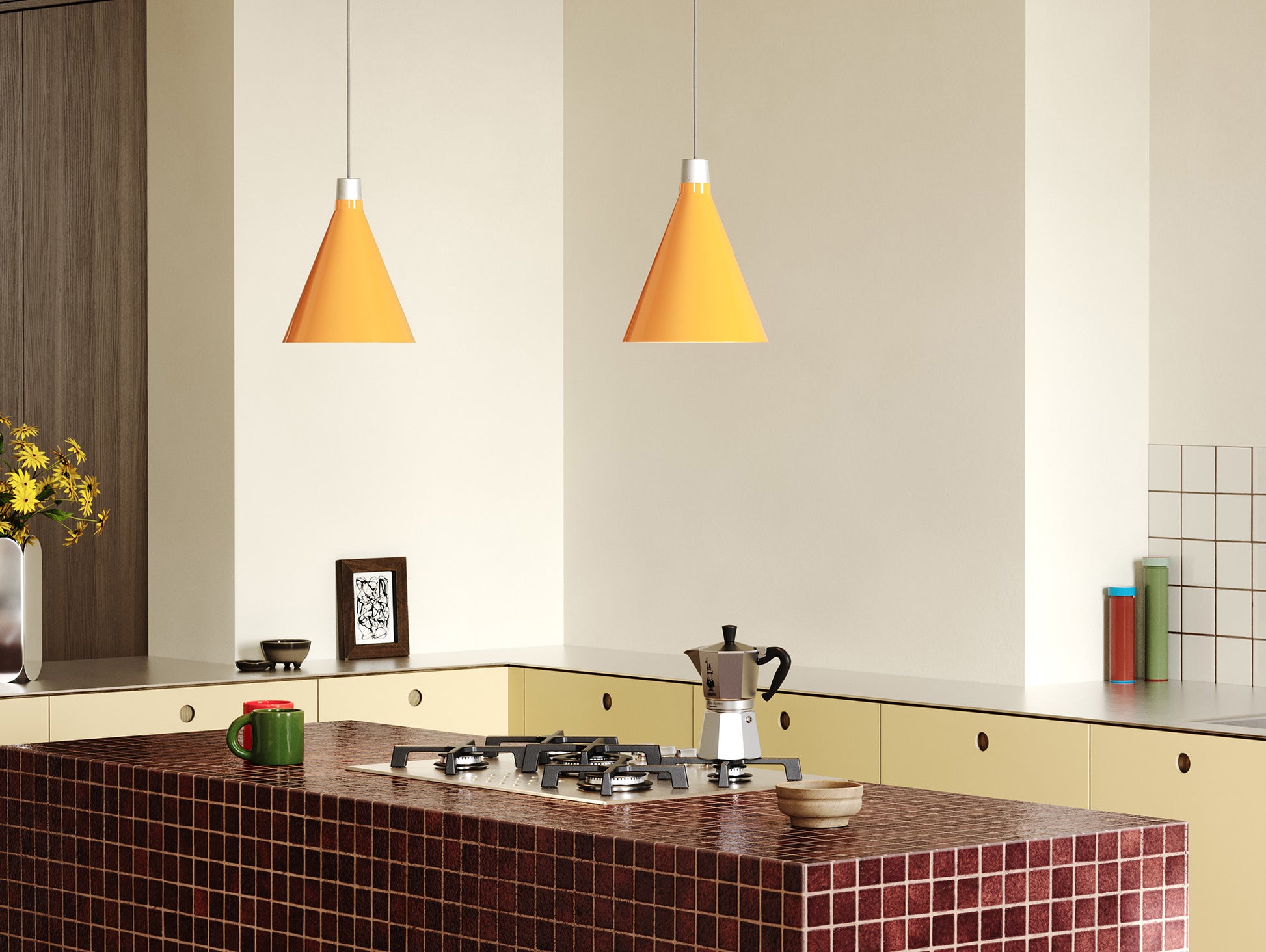 Bower Pendant Light by Tala - Small / Yellow