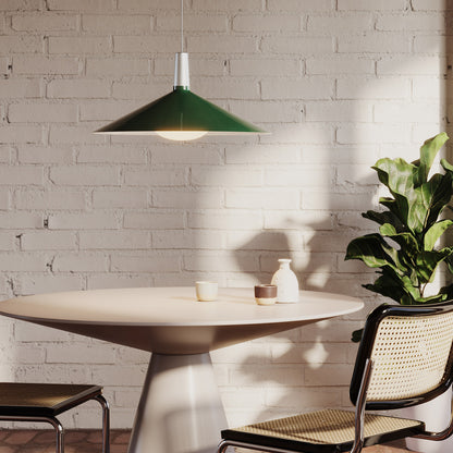 Bower Pendant Light by Tala - Large / Dark Green