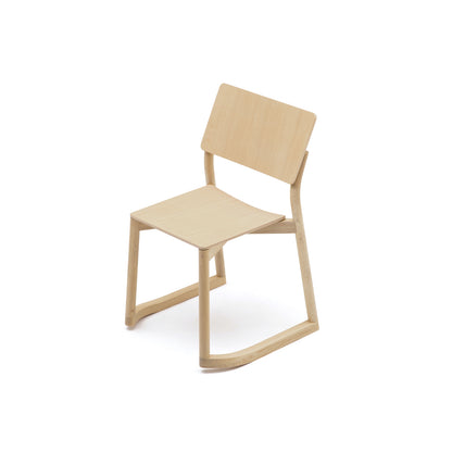 Panorama Chair with Runners by Karimoku New Standard - Lacquered Oak