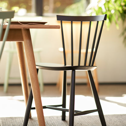 J46 Chair by FDB Mobler - Black Painted Beech