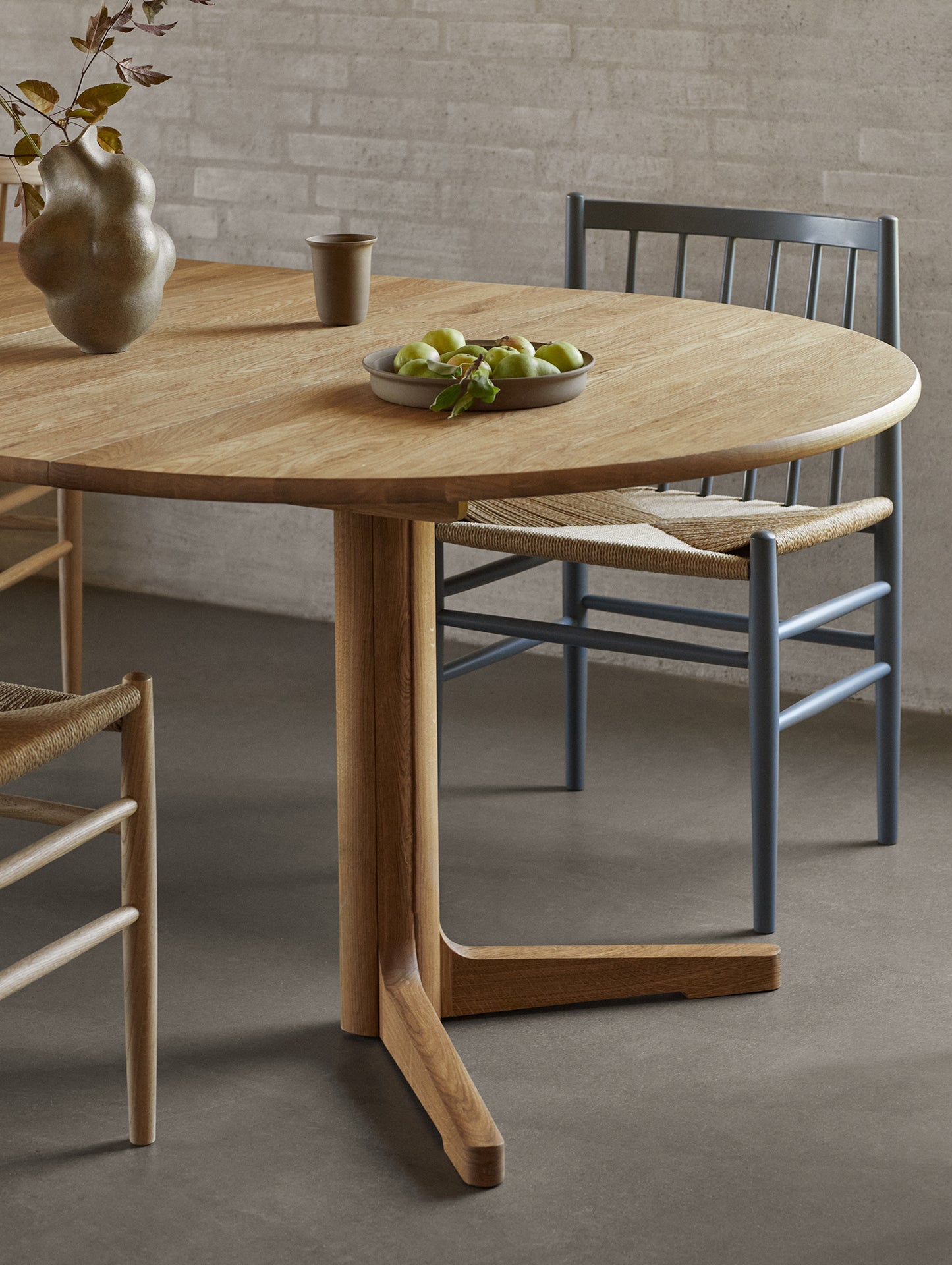 C69E Table by FDB Mobler - Length: 120 cm - 220 cm (Two Extension Leaves)