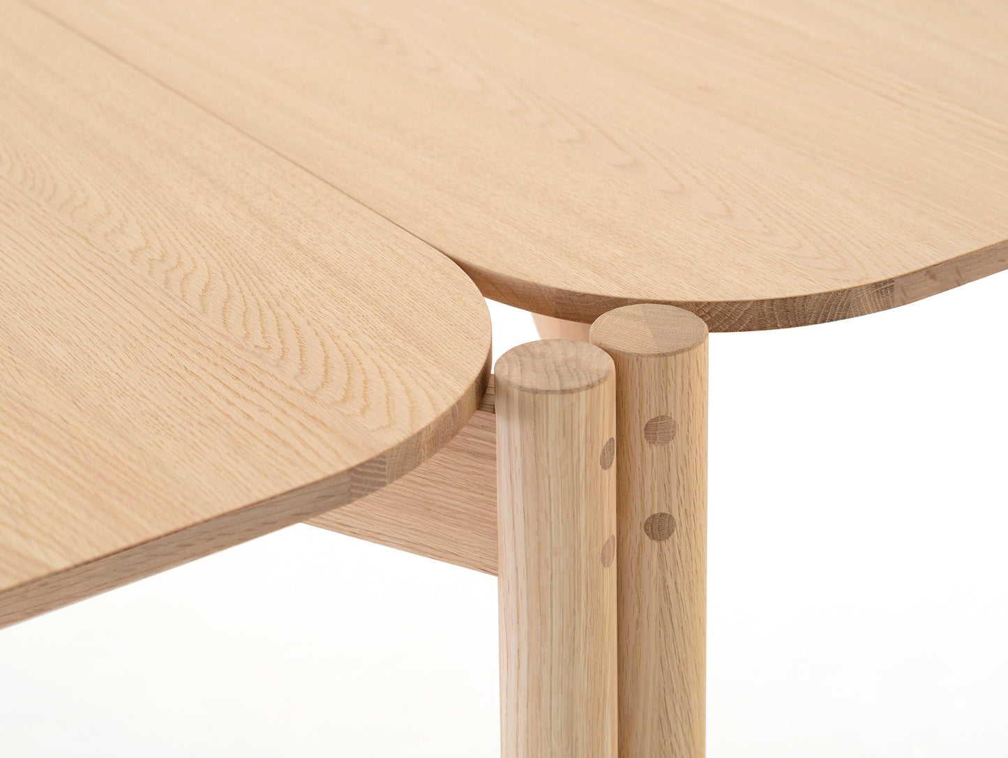 Castor Table by Karimoku New Standard -  Lacquered Oak