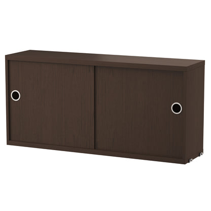 String System Shallow Cabinets by String - Dark Oak