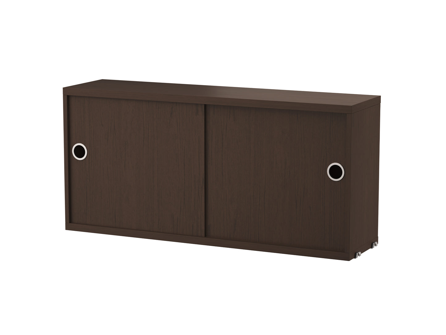 String System Shallow Cabinets by String - Dark Oak