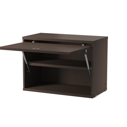 String System Cabinet with Flip Door by String - 58x30 / Dark Brown