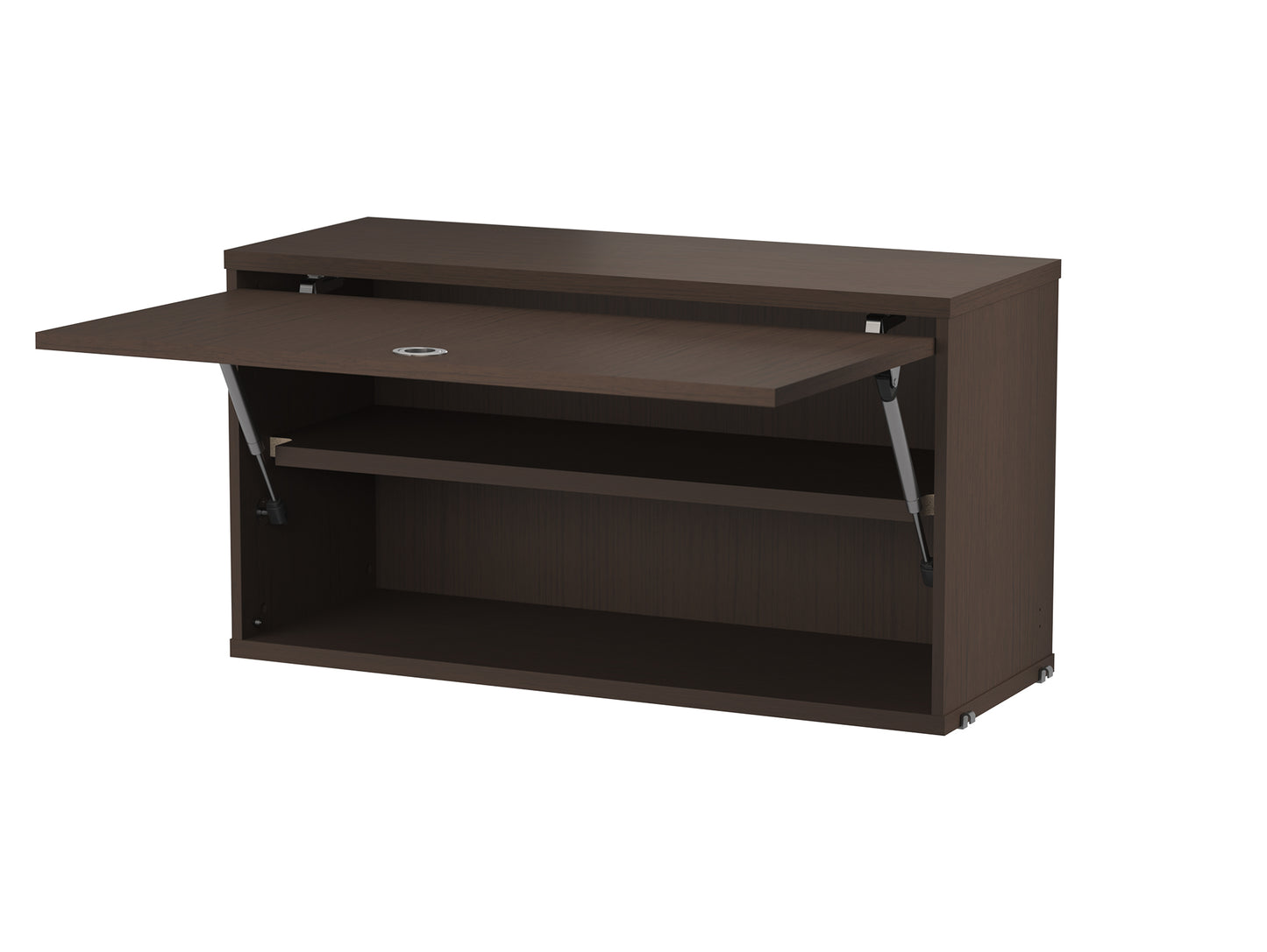 String System Cabinet with Flip Door by String - 78x30 / Dark Brown
