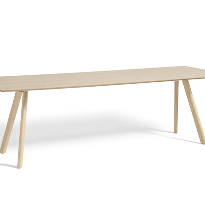 Copenhague Dining Table CPH30 by HAY / 90 x 250 cm / Oak top / Oak base (water based lacquer).