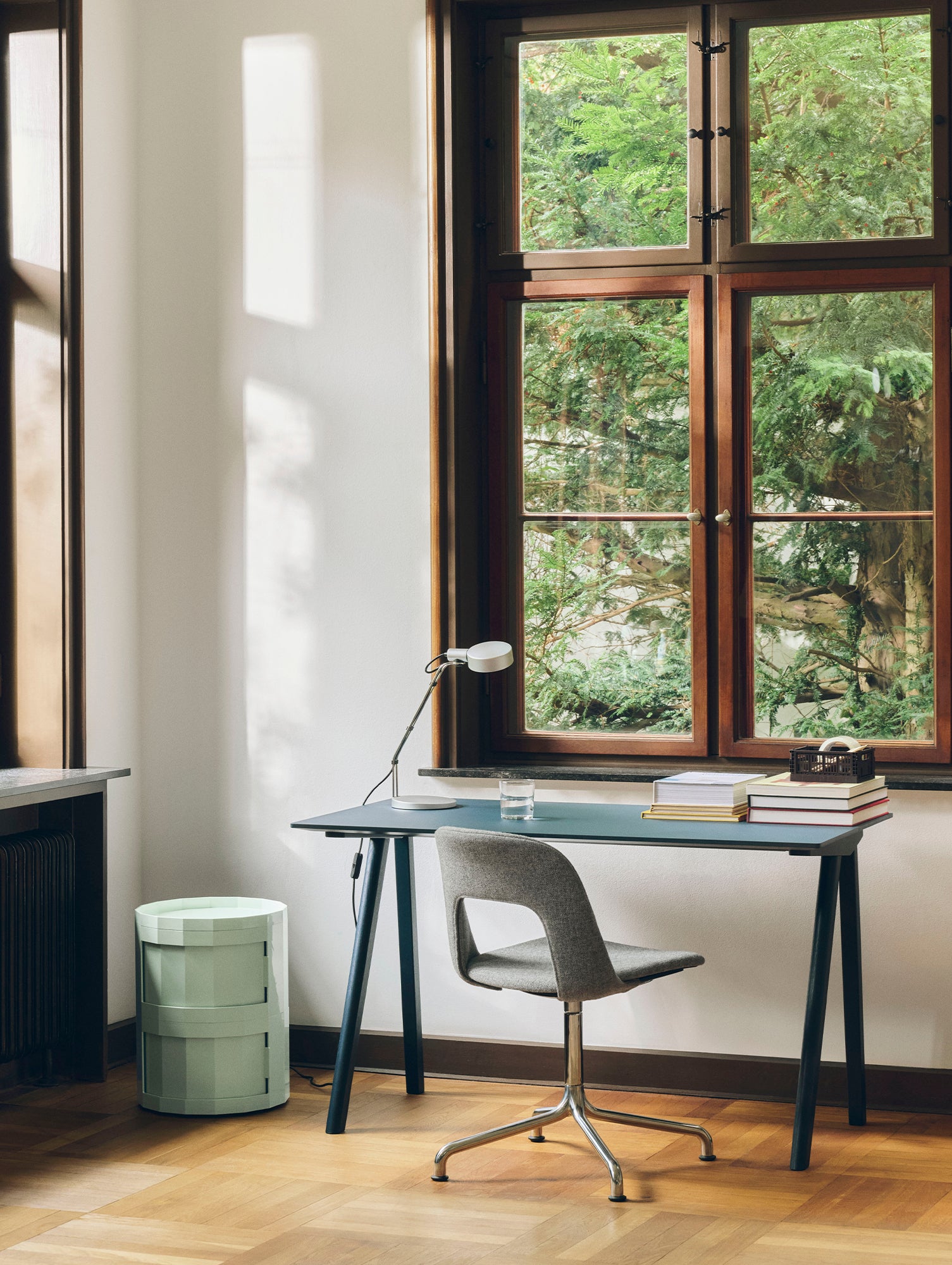 Facet Cabinet 20 by HAY - Soft Mint