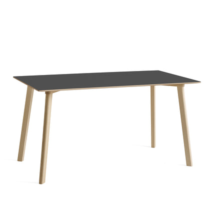  Copenhague Deux Table CPH 210 by HAY -  140x75 cm / Untreated Beech / Stone Grey Laminate