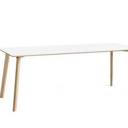 Copenhague Deux Table CPH 210 by HAY -  200x75 cm / Untreated Beech / Pearl White Laminate