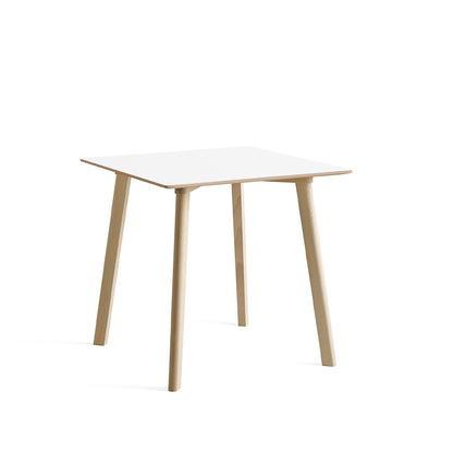 Copenhague Deux Table CPH 210 by HAY -  75x75 cm /  Untreated Beech / Pearl White Laminate