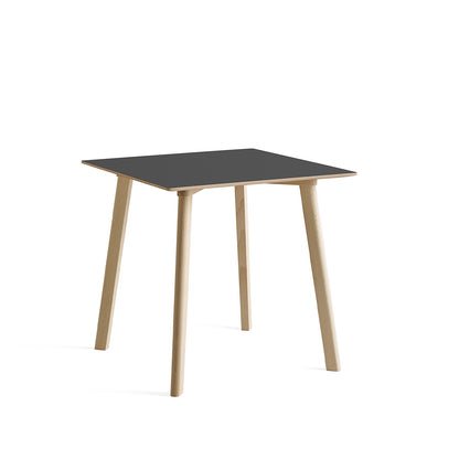 Copenhague Deux Table CPH 210 by HAY -  75x75 cm / Untreated Beech / Stone Grey Laminate