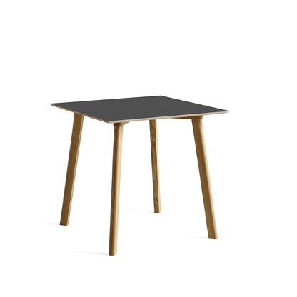 Copenhague Deux Table CPH 210 by HAY -  75x75 cm / Lacquered Oak (Water-Based) / Stone Grey Laminate