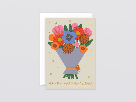 'Mother's Day Bouquet' Greetings Card by Wrap