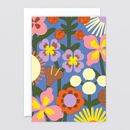 'Flowers' Art Card by Wrap