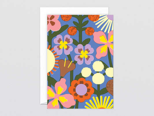 'Flowers' Art Card by Wrap