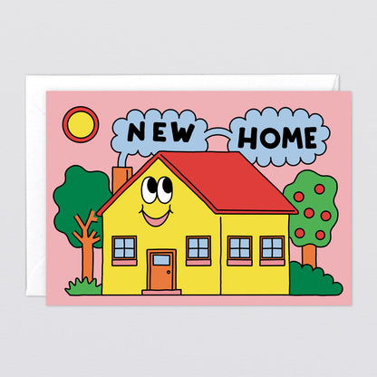 'New Home Happy House' Greetings Card by Wrap