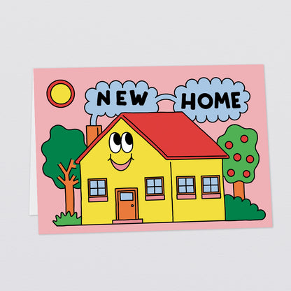 'New Home Happy House' Greetings Card by Wrap